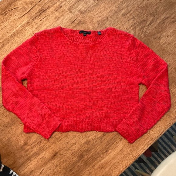 WILLIAM RAST Red Cropped Sweater S - Picture 1 of 7